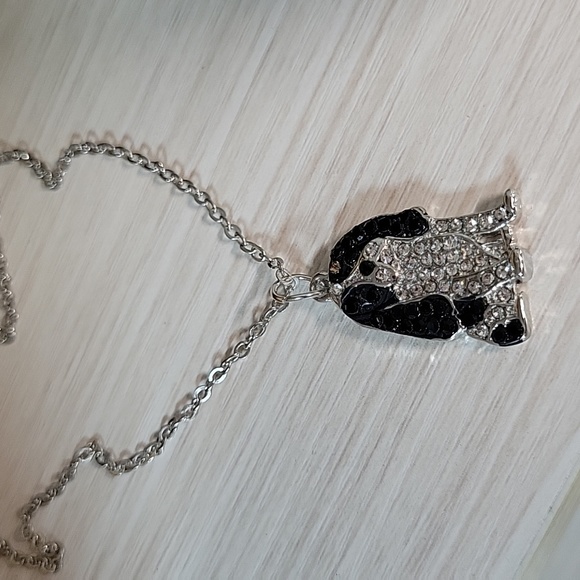🔥LAST ONE🔥 SPRINGER SPANIEL Crystal Shimmer Necklace - Picture 7 of 7